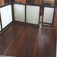 Decking designed, made and installed by Allouch Engineering