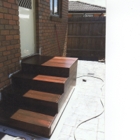 Decking designed, made and installed by Allouch Engineering