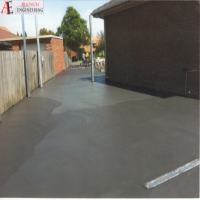 Concrete Driveway installed by Allouch Engineering