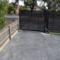 Allouch Engineering, Steel black door and fence