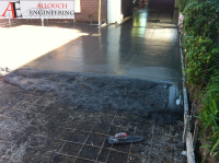 Concrete Driveways installed by Allouch Engineering in Victoria