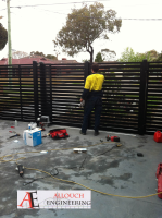 Gates designed, made and installed by Allouch Engineering