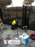 Gates designed, made and installed by Allouch Engineering