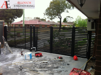 Gates designed, made and installed by Allouch Engineering